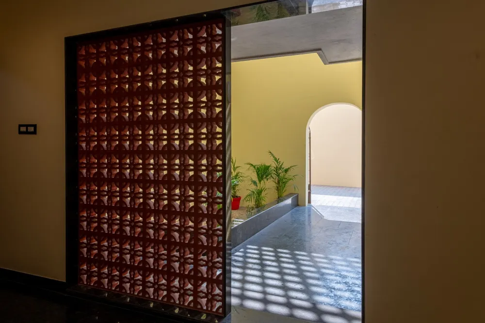 Lobby Corridor Elevators & Doors — Veera Residency